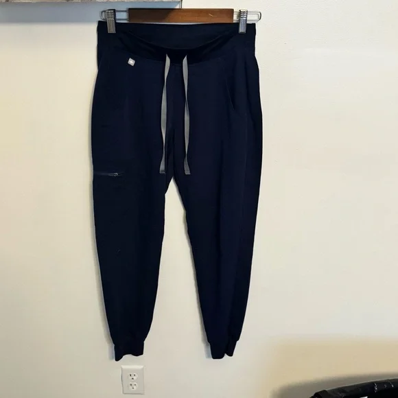 Figs Tecnical Collection Navy Blue scrubs Joggers Set - Picture 2 of 6